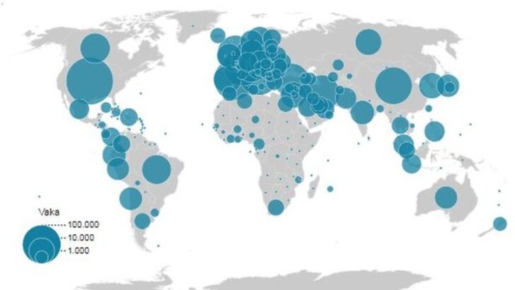 Koronavirüs haritası: Dünyada vaka sayısı 31 milyonu aştı, ülkelerde son durum ne?