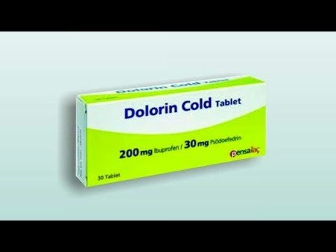 Dolorin cold tablet